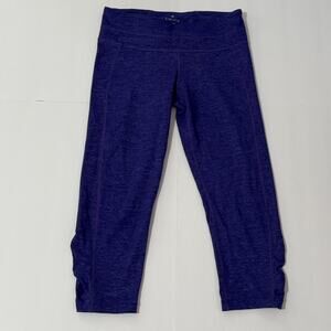 Athleta Purple Knee-Length Leggings, Size S
